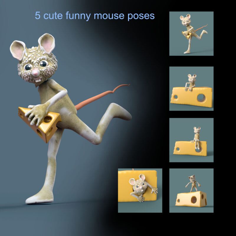 Funny Mogli Mouse Poses for Mogli Mouse - Image 2