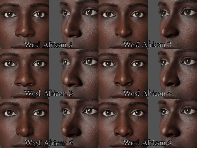 Ethnic Nose Shapes for Genesis 9 - Image 8