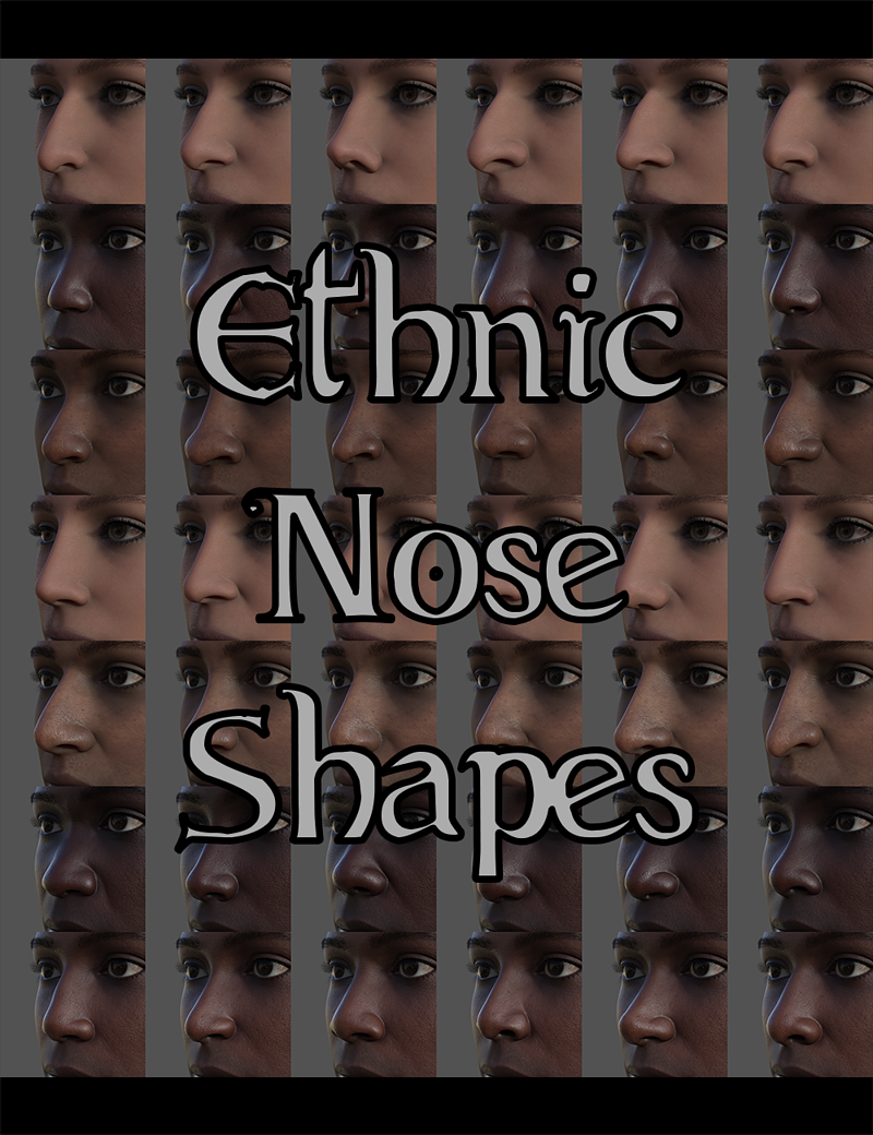 Ethnic Nose Shapes for Genesis 9