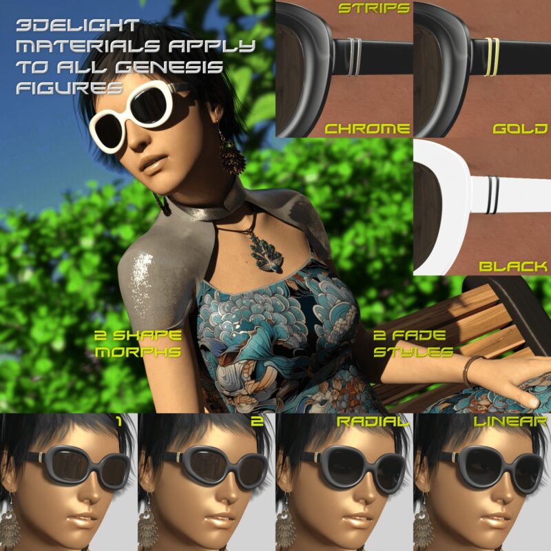 Caty Sunglasses for Genesis 9, 8, 8.1, 3, 2, 1 Unisex - Image 15