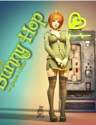 MyAD Bunny Hop for Genesis 8 Female