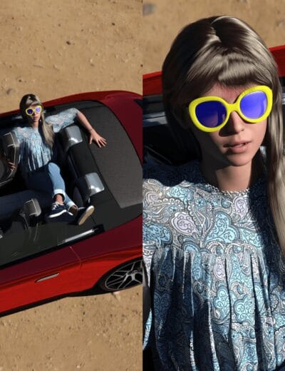 Caty Sunglasses for Genesis 9, 8, 8.1, 3, 2, 1 Unisex