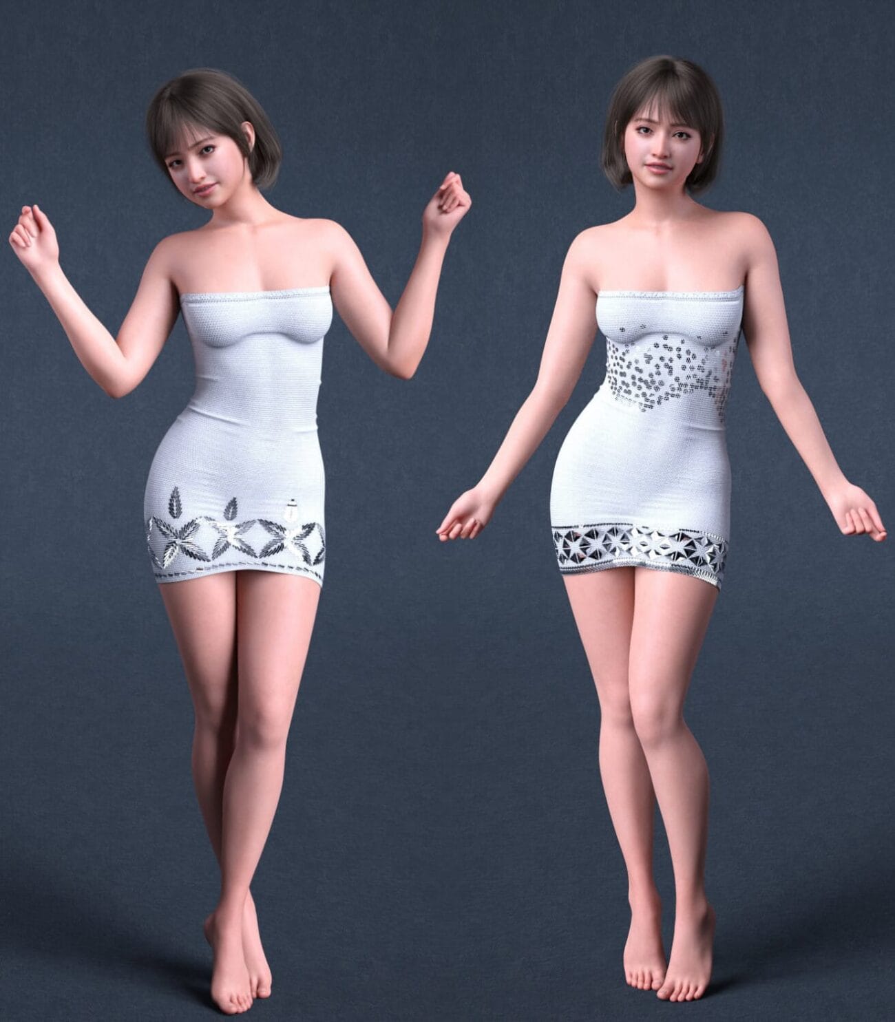 K3D Katiga Dress for Genesis 9