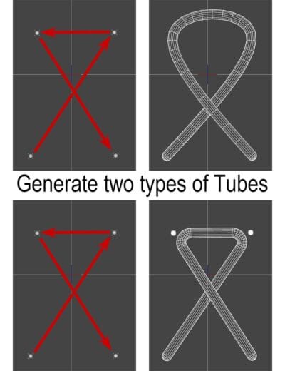 You can generate two types of tubes.
