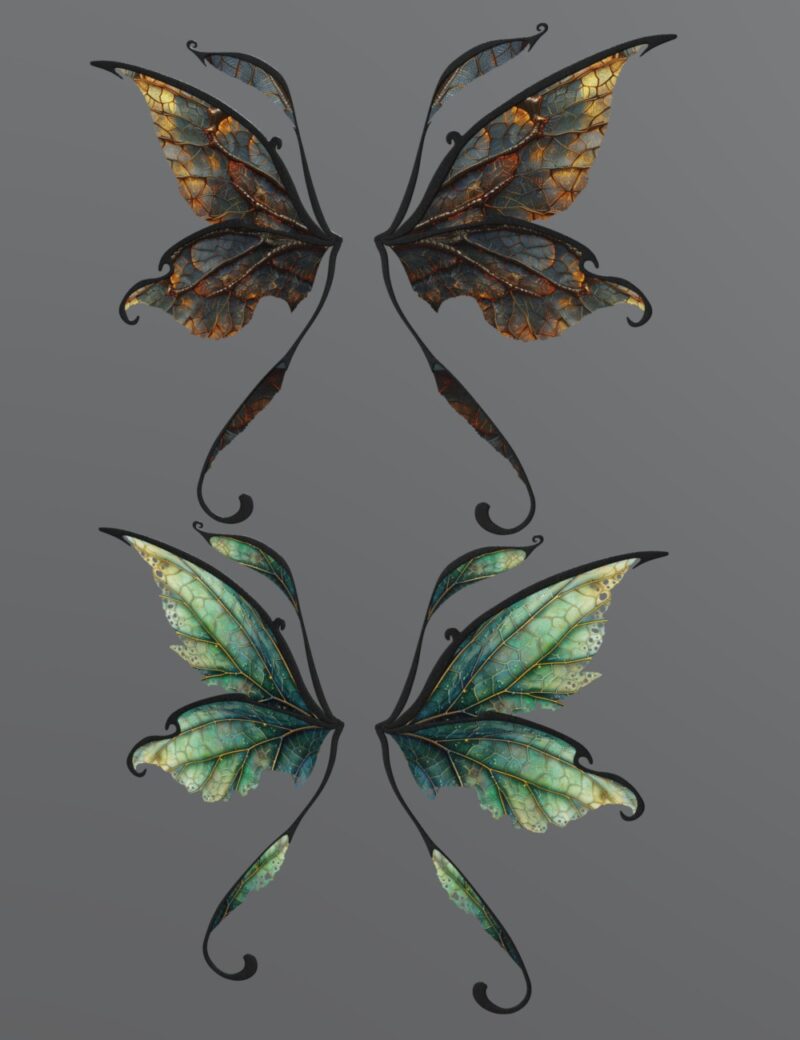 3DShards Fae Wings for G, G2, G3, G8, G9 - Image 14