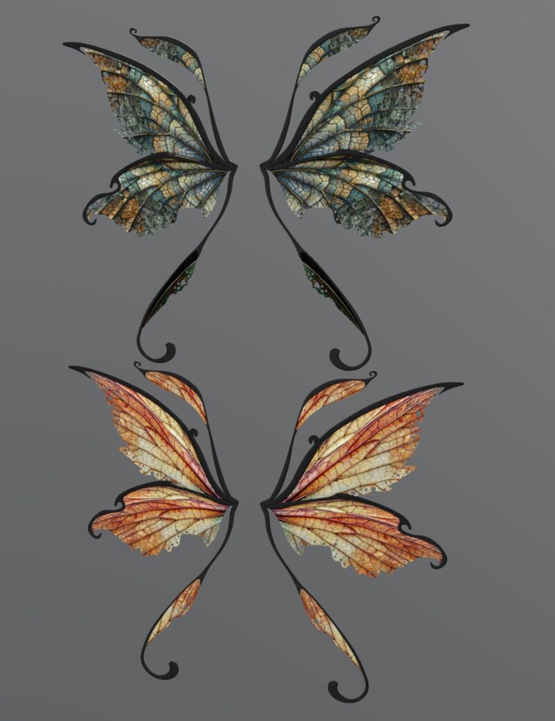 3DShards Fae Wings for G, G2, G3, G8, G9 - Image 15