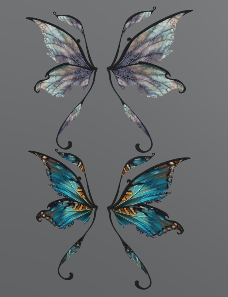 3DShards Fae Wings for G, G2, G3, G8, G9 - Image 16