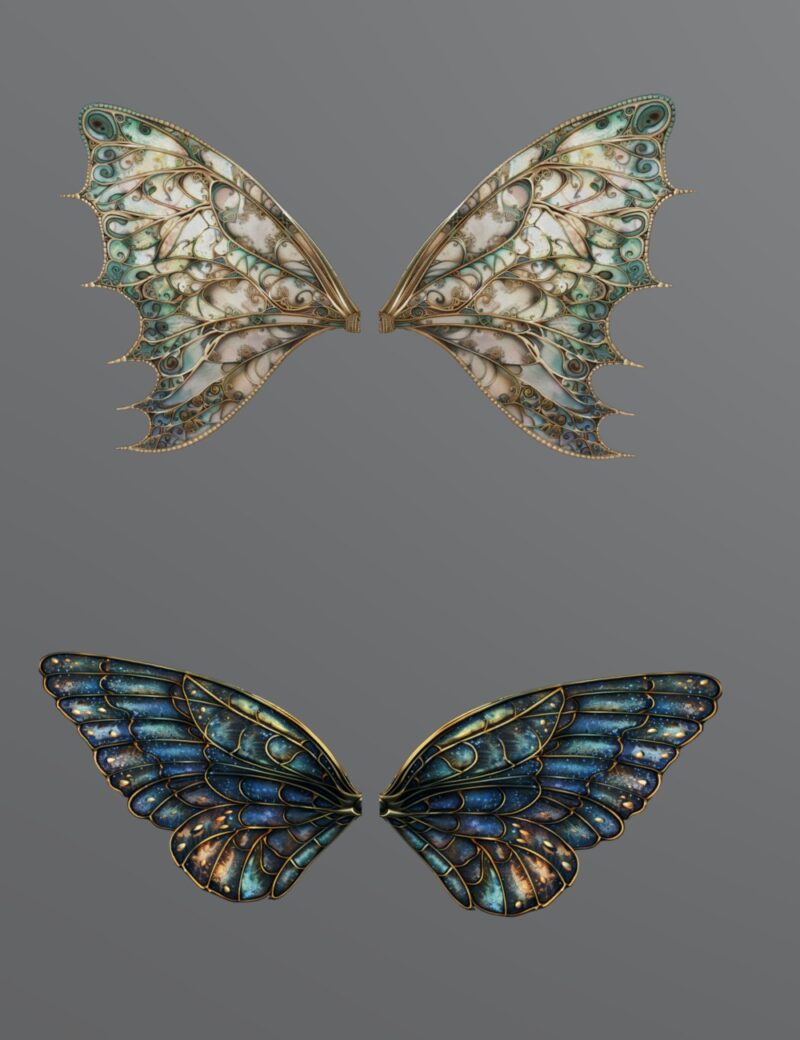 3DShards Fae Wings for G, G2, G3, G8, G9 - Image 32