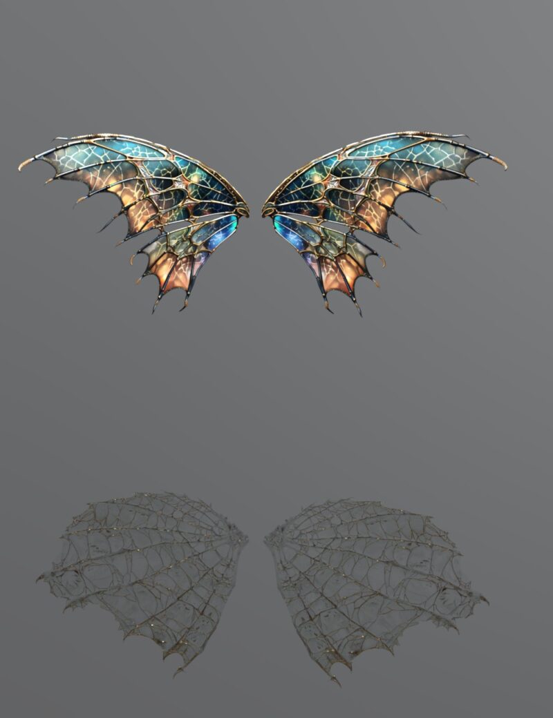 3DShards Fae Wings for G, G2, G3, G8, G9 - Image 33