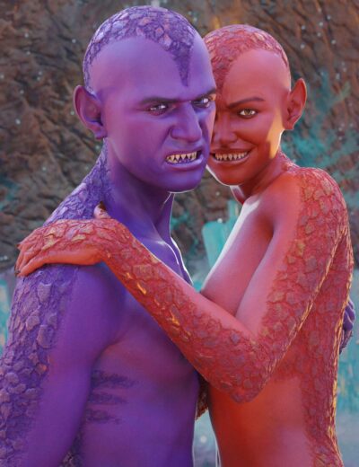 Fantasy Skins: Quartz Kin for Genesis 9