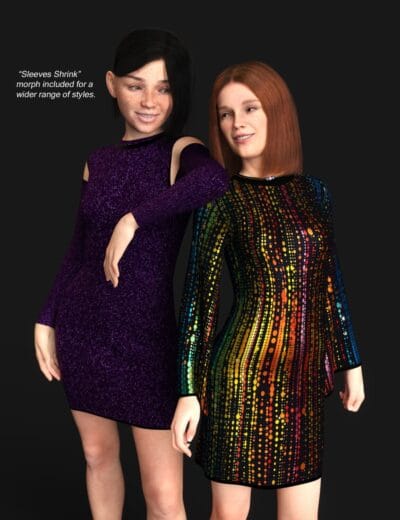 dForce Oh My Laceness Dress for Genesis 8 & 8.1 Females
