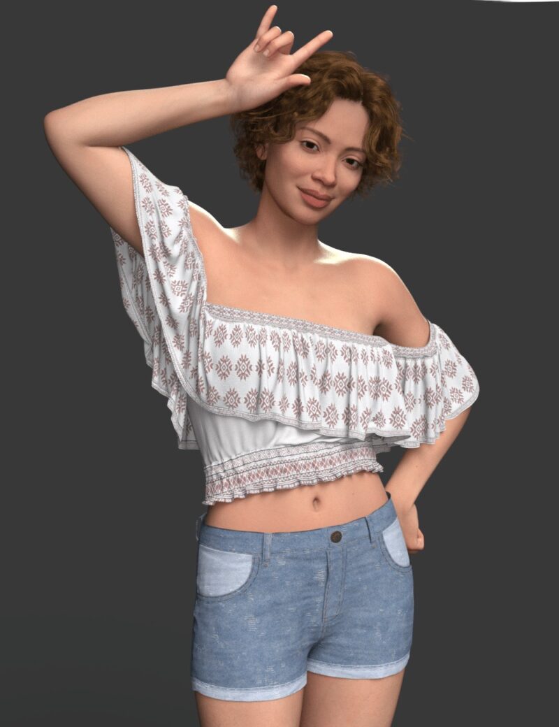 dForce Flami for Genesis 8 Female and Genesis 9 - Image 4