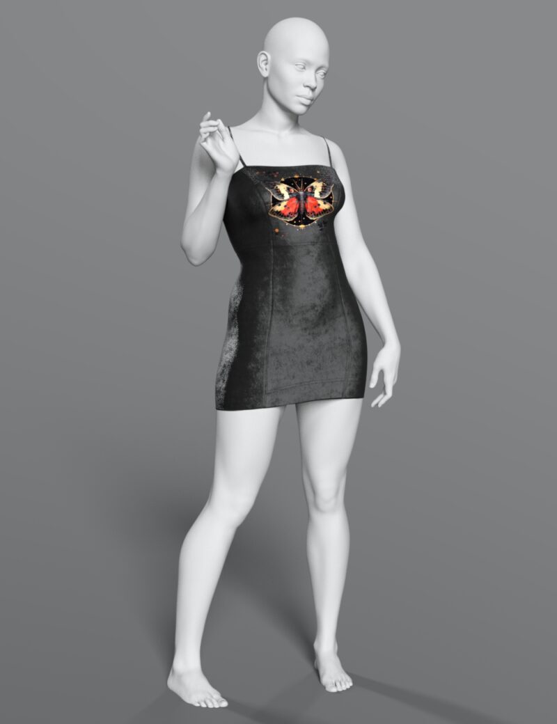 Short Dress for Genesis 8/8.1 Female and Genesis 9 - Image 6