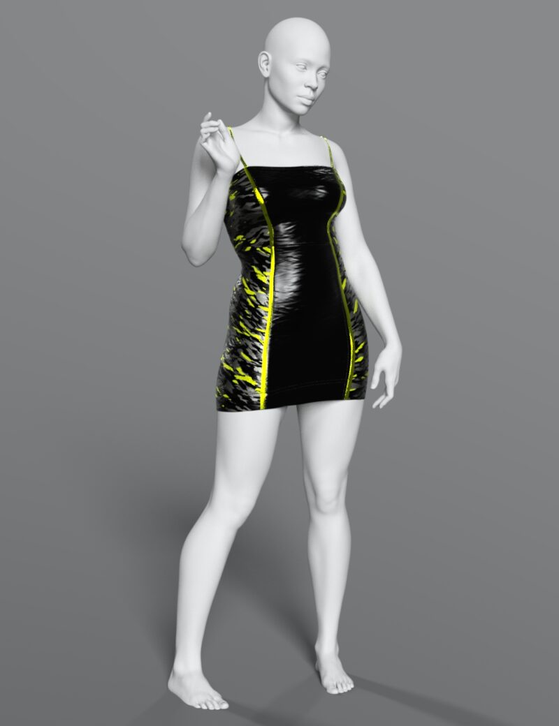 Short Dress for Genesis 8/8.1 Female and Genesis 9 - Image 7