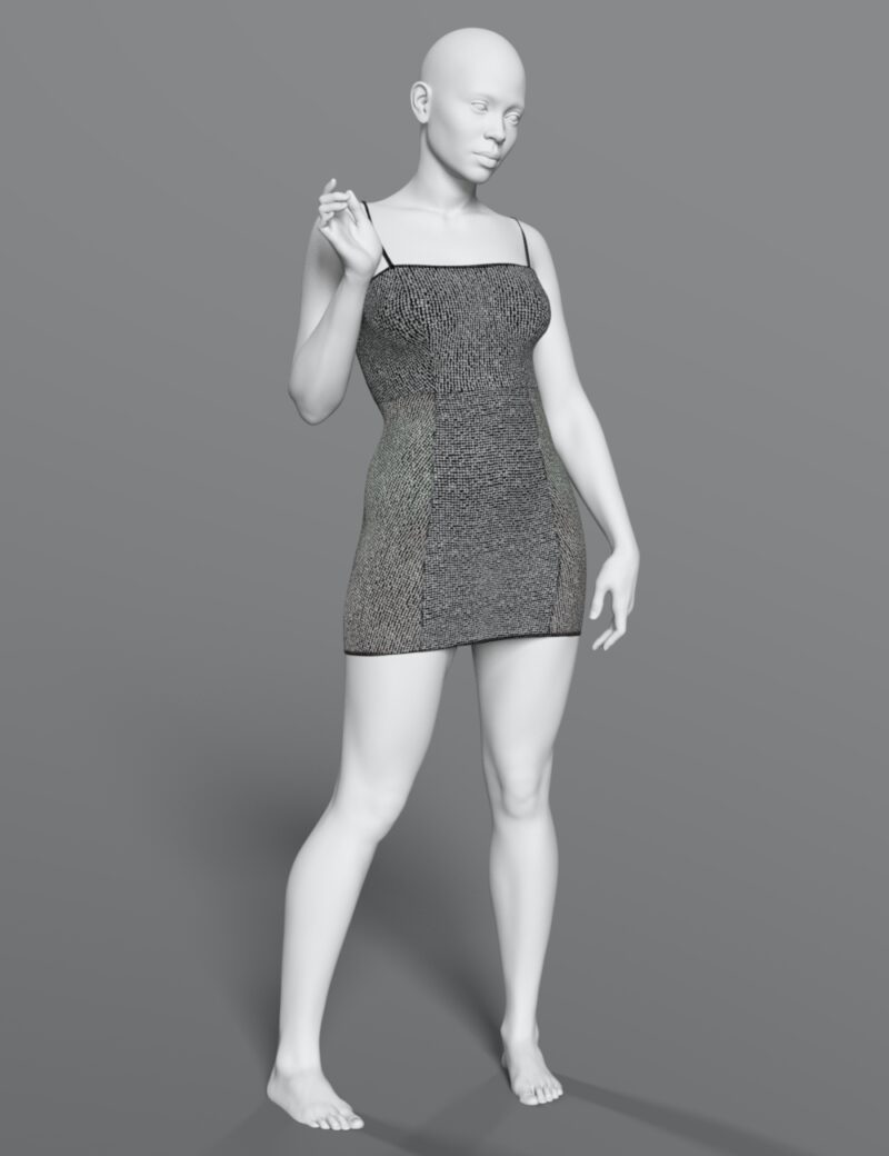 Short Dress for Genesis 8/8.1 Female and Genesis 9 - Image 8