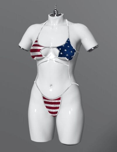 Stars Bikini for Genesis 8/8.1 Female and Genesis 9