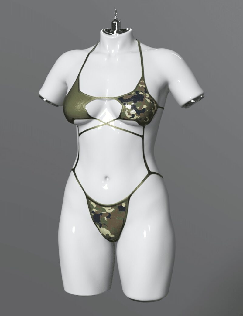 Stars Bikini for Genesis 8/8.1 Female and Genesis 9 - Image 5