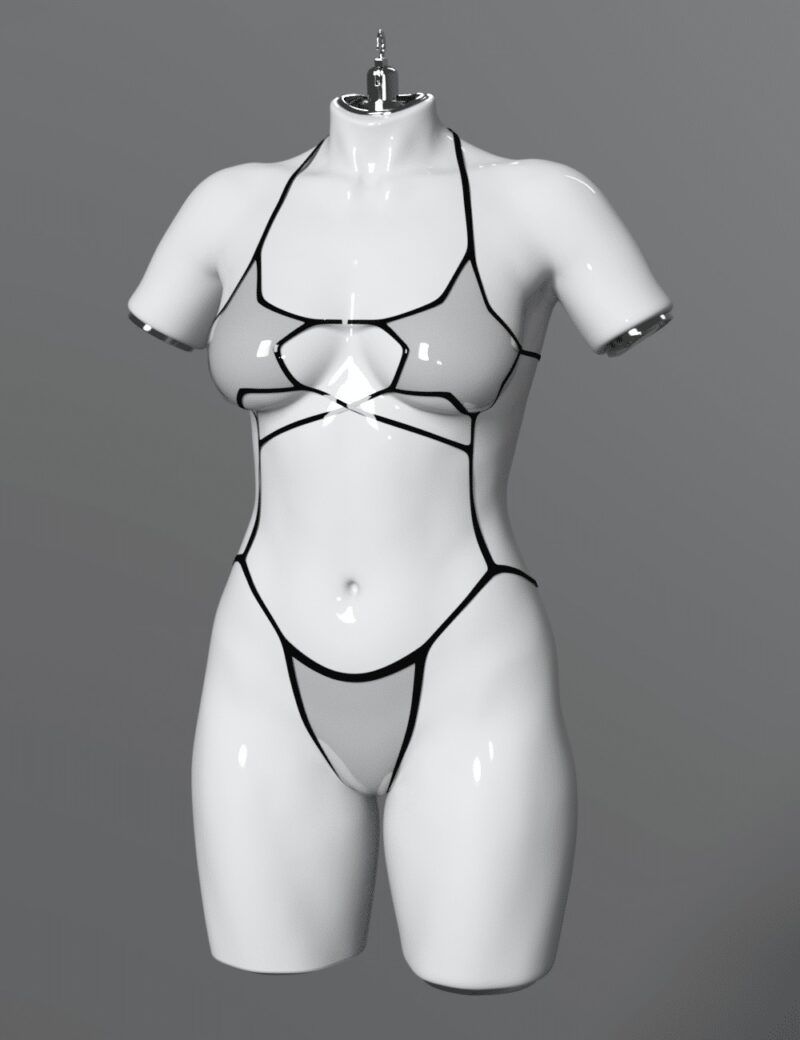 Stars Bikini for Genesis 8/8.1 Female and Genesis 9 - Image 7