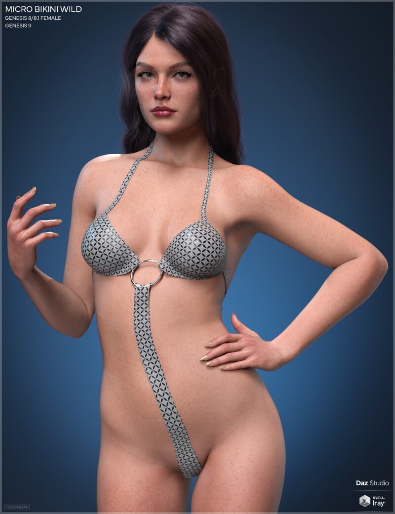 CGI Micro Bikini Wild for Genesis 8-8.1F and Genesis 9 - Image 4