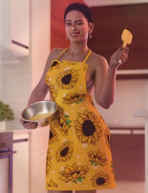 Karmen in amy apron promo