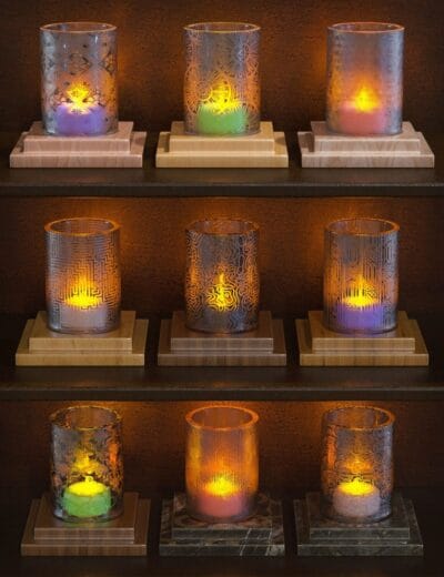 Round Lantern and Candle Add-on