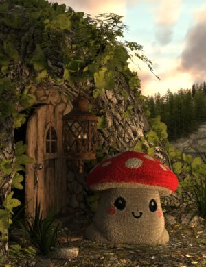 Plush mushroom