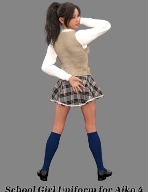 School Girl Uniform for Aiko 4 on Ally 9