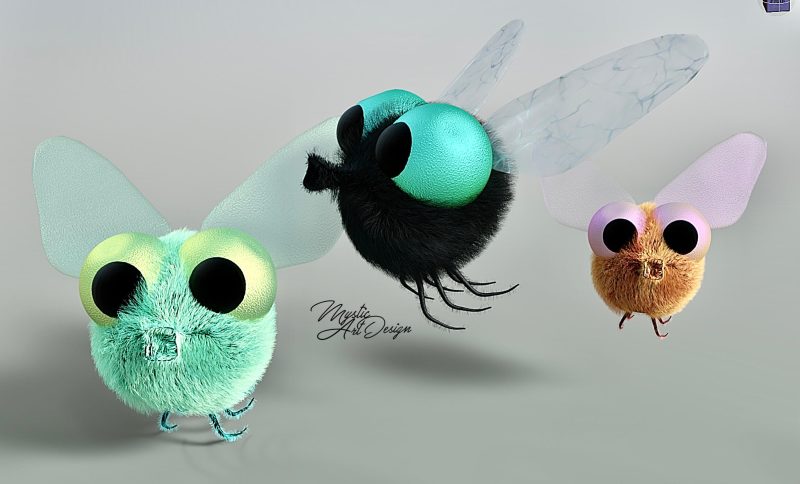 Cute Toon Fly 03