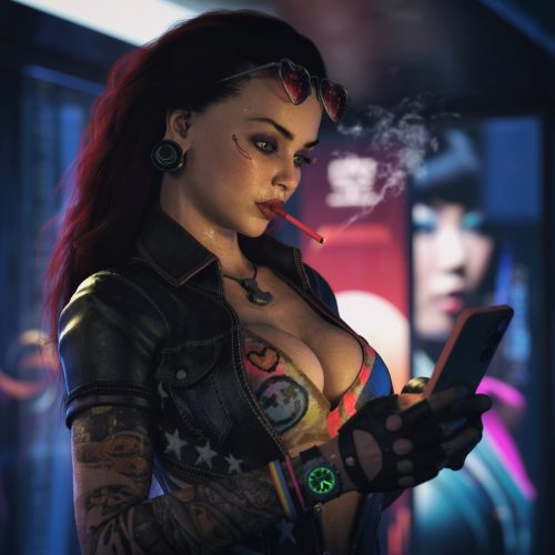 Click to view full screen Neon devil accss