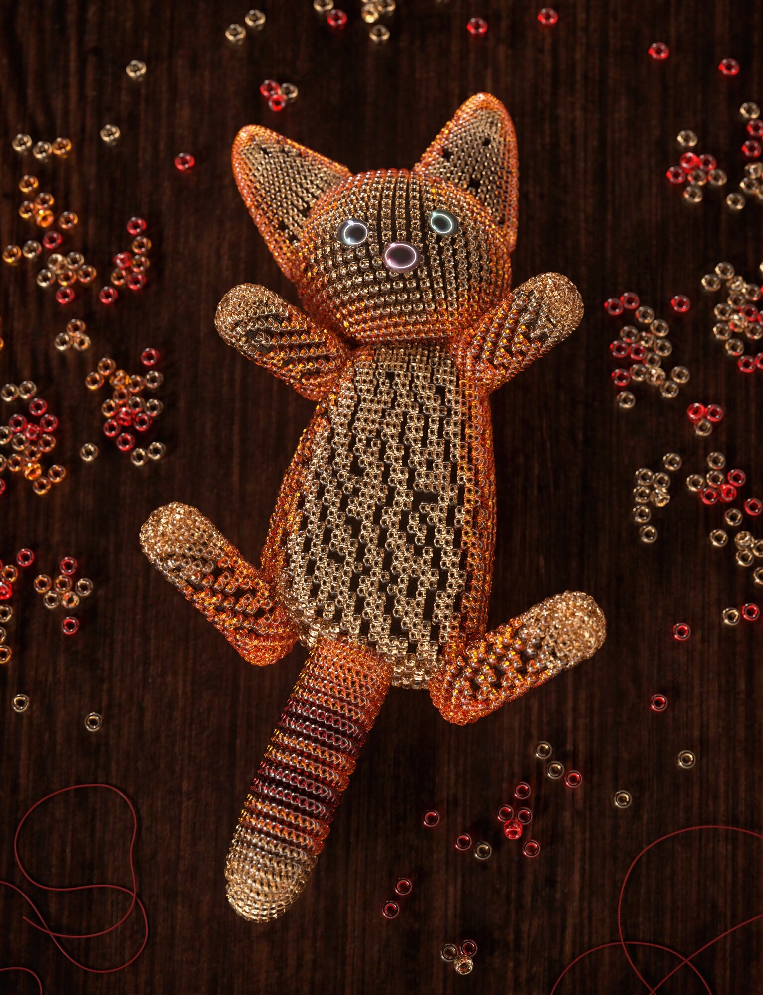 Bead kitty