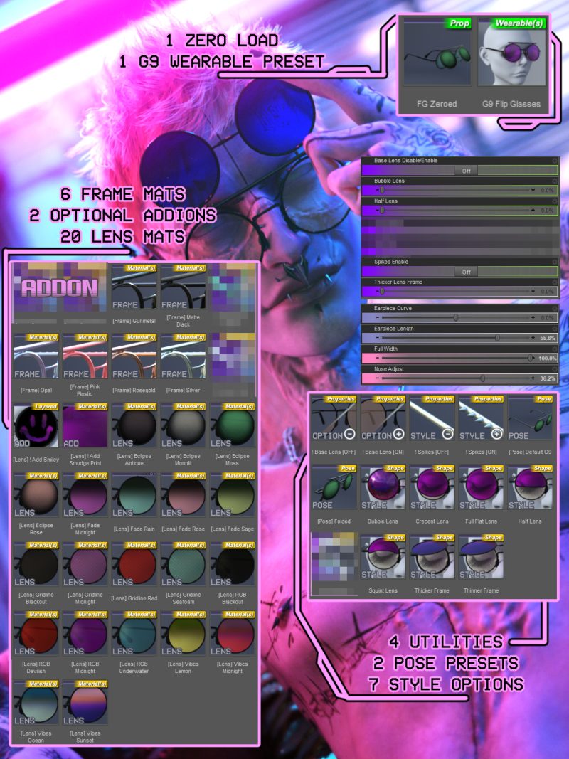 Flip showcasecolorsstyle files
