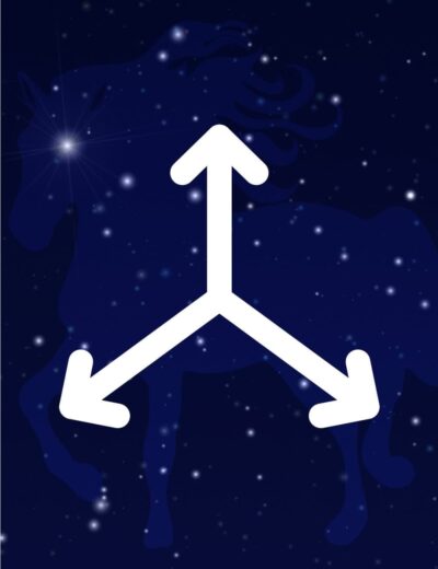 3D arrows icon with space-themed starry background, high-quality 3D assets for digital art, modeling, and rendering, suitable for creative projects and visual effects.