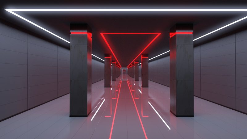 Shiny hallway 3