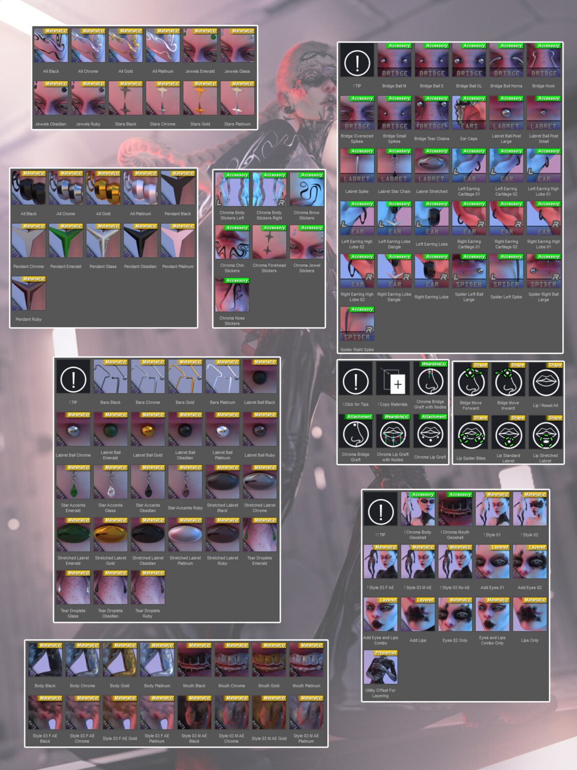 Chroma Accessories for G9