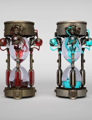 Steampunk heartglass