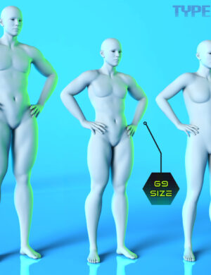 Gliched Body Shapes
