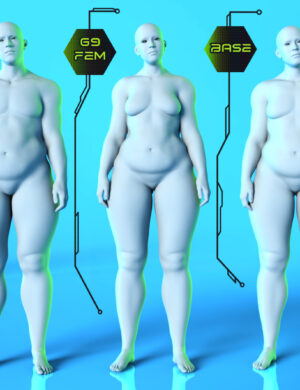 Gliched Body Shapes