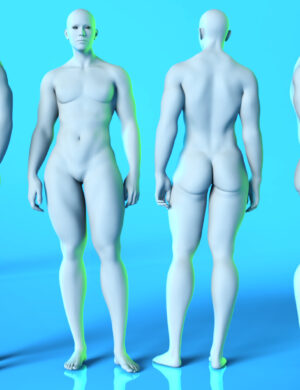 Gliched Body Shapes