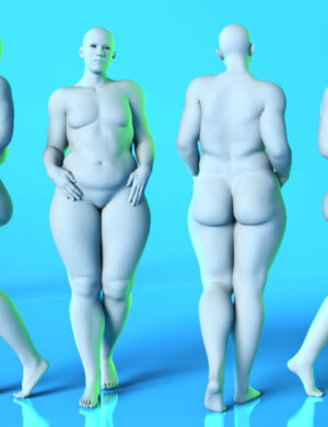 Gliched Body Shapes