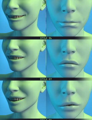 Glitched Teeth and Lips