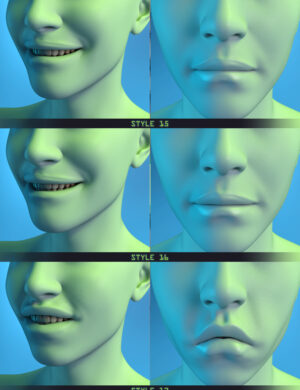 Glitched Teeth and Lips