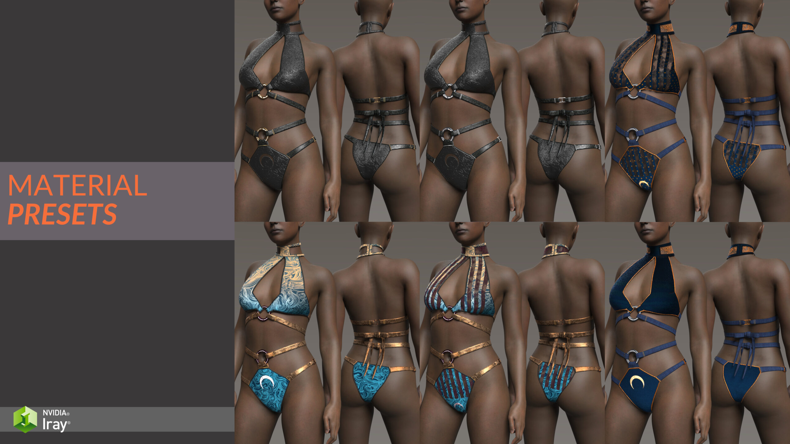 Nocturne Material Set Showcase 02