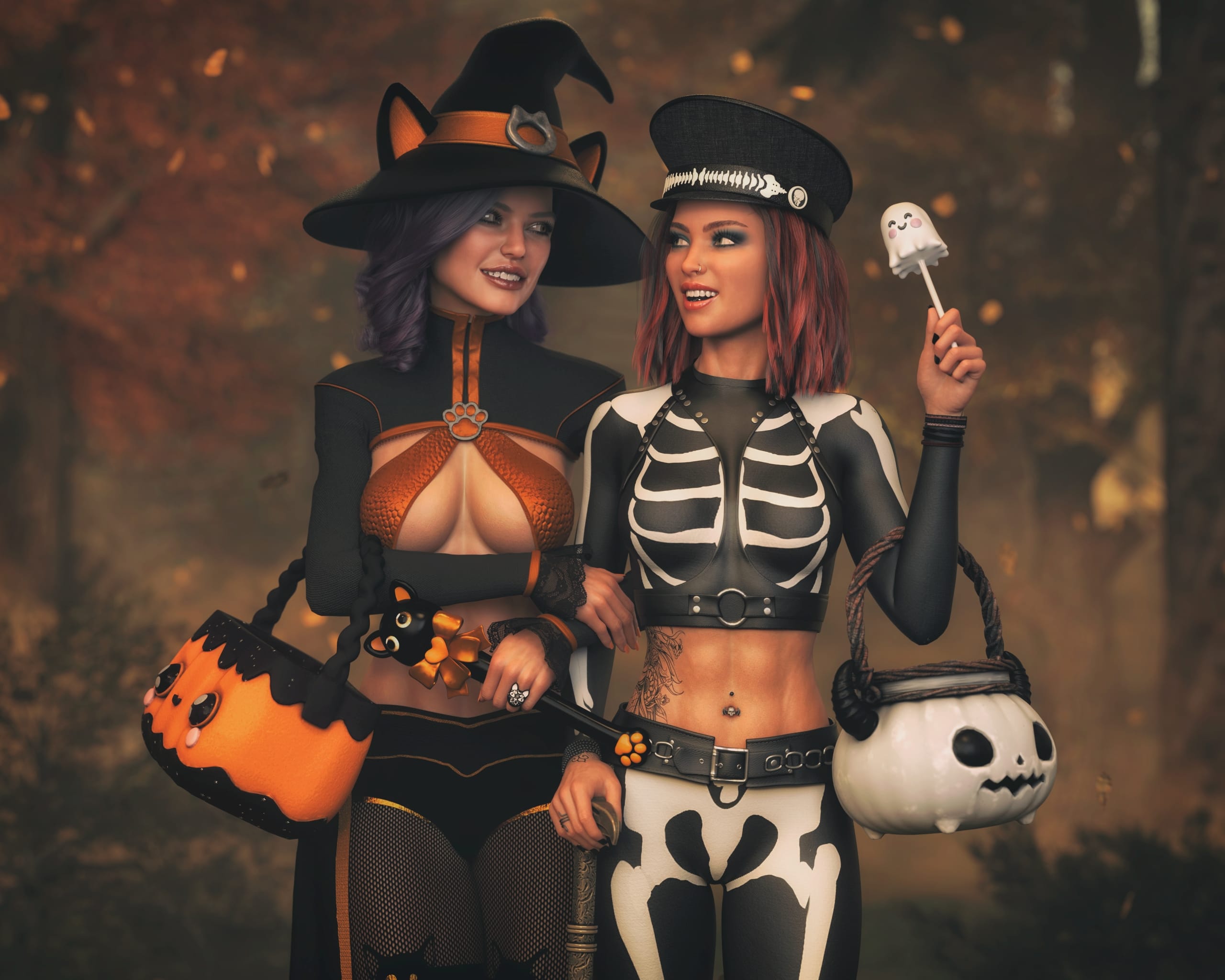 Cute halloween baskets