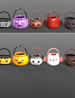 Cute halloween baskets