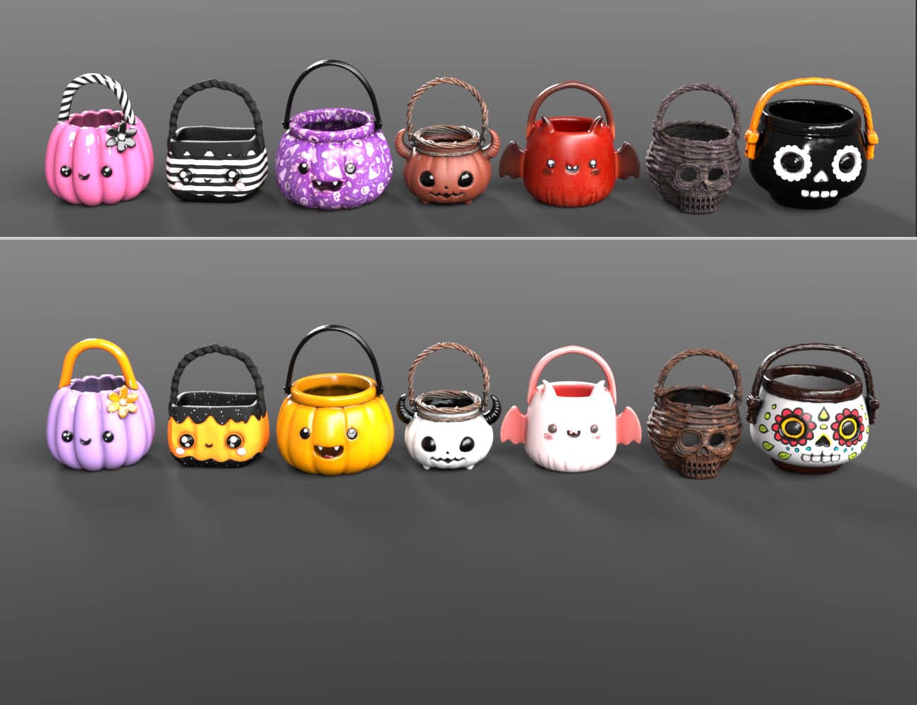 Cute halloween baskets