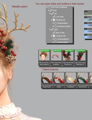 Advent Calendar: Holly Headdress for Genesis