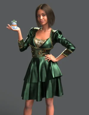 Advent Calendar: Christmas Bow Dress For G9