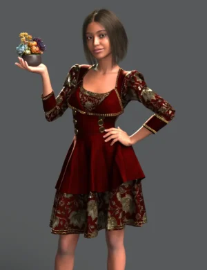 Advent Calendar: Christmas Bow Dress For G9