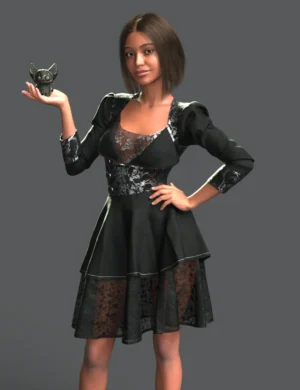 Advent Calendar: Christmas Bow Dress For G9