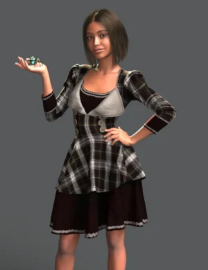 Advent Calendar: Christmas Bow Dress For G9